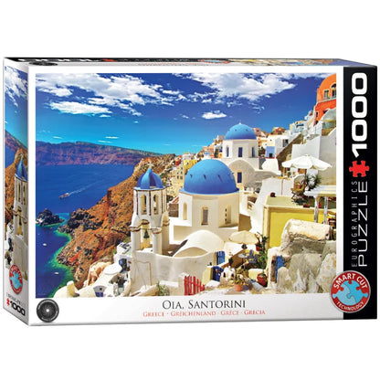 EUROGRAPHICS OIA SANTORINI GREECE 1000 BRIKKER