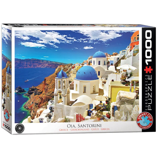 EUROGRAPHICS OIA SANTORINI GREECE 1000 BRIKKER