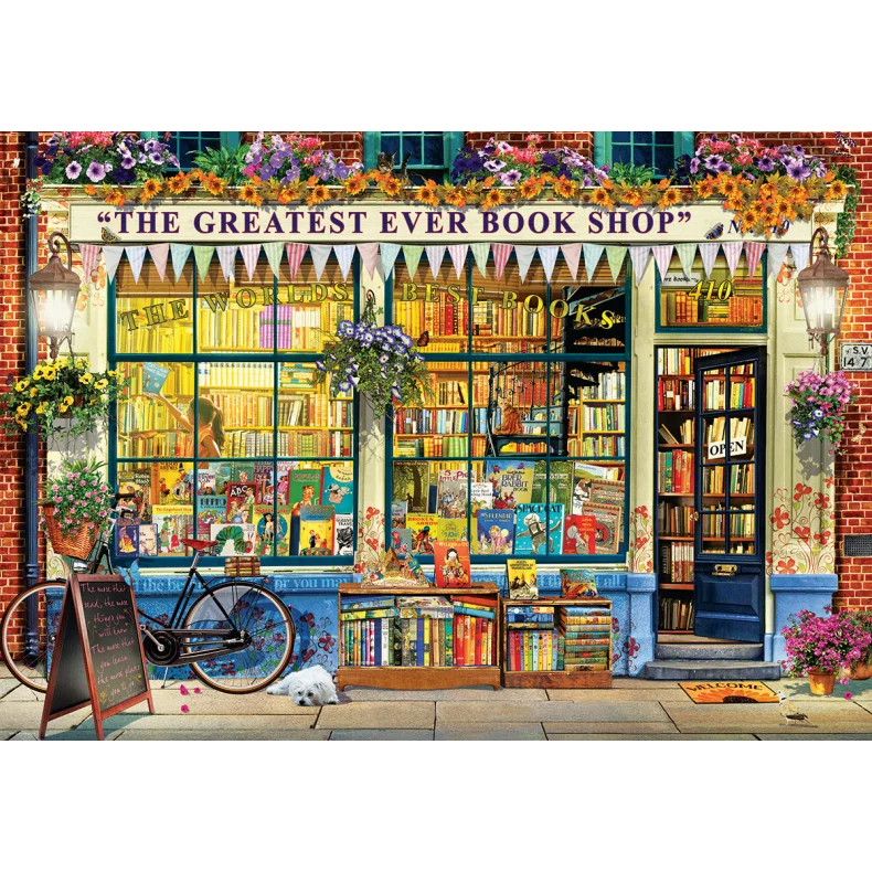 PUSLESPIL SMARTCUT GREATEST EVER BOOK SHOP 1000  B