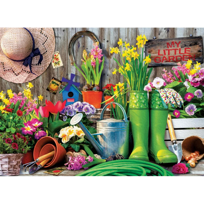 PUSLESPIL EUROGRAPHICS GARDEN TOOLS 1000 BRIKKER
