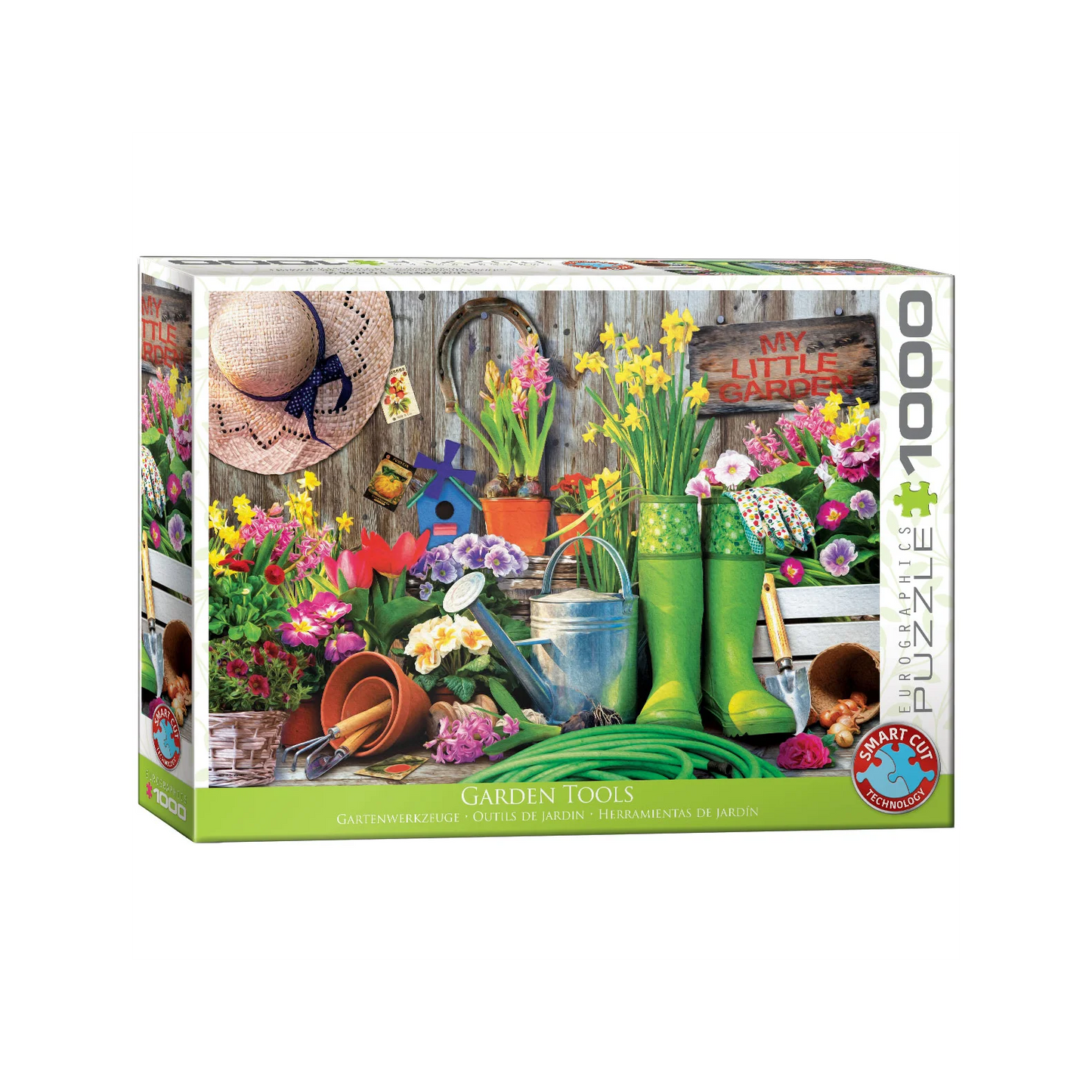 PUSLESPIL EUROGRAPHICS GARDEN TOOLS 1000 BRIKKER