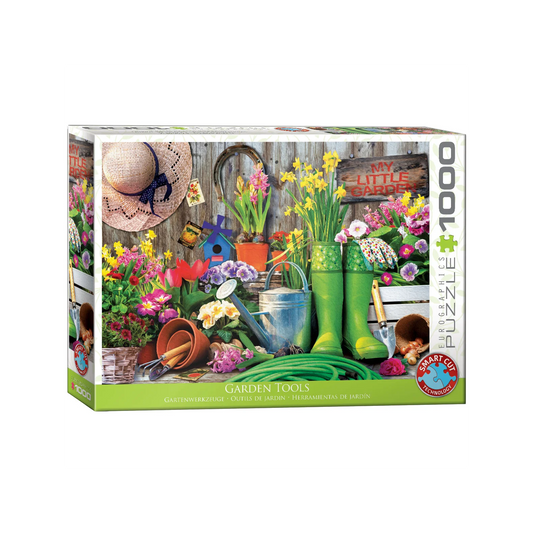 PUSLESPIL EUROGRAPHICS GARDEN TOOLS 1000 BRIKKER