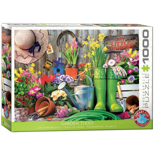 PUSLESPIL EUROGRAPHICS GARDEN TOOLS 1000 BRIKKER