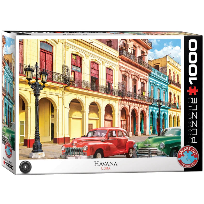 EUROGRAPHICS HAVANA CUBA 1000 BRIKKER
