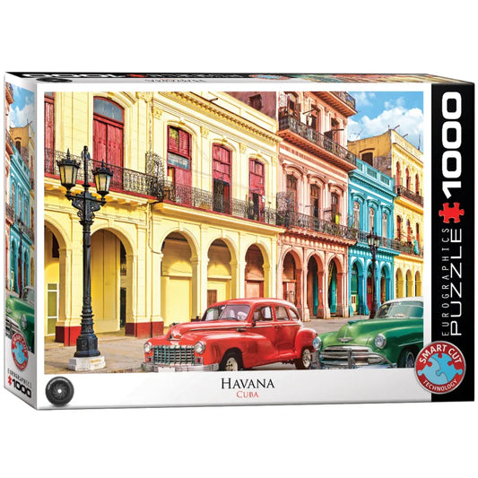 EUROGRAPHICS HAVANA CUBA 1000 BRIKKER