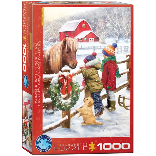 CHRISTMAS PONY EUROGRAPHICS 1000 BRIKKER