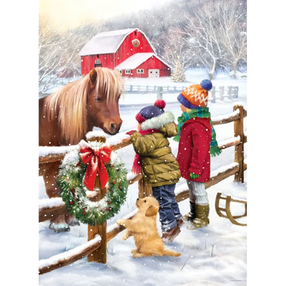 CHRISTMAS PONY EUROGRAPHICS 1000 BRIKKER