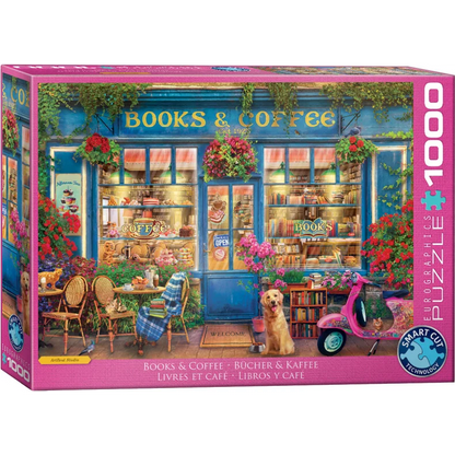 PUSLESPIL SMARTCUT BOOKS & COFFEE 1000 BRIKKER