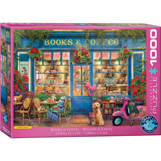 PUSLESPIL SMARTCUT BOOKS & COFFEE 1000 BRIKKER
