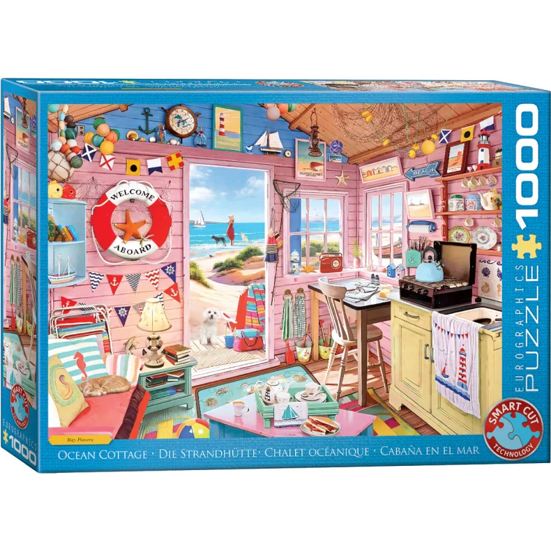 EUROGRAPHICS OCEAN COTTAGE 1000 BRIKKER
