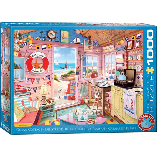 EUROGRAPHICS OCEAN COTTAGE 1000 BRIKKER