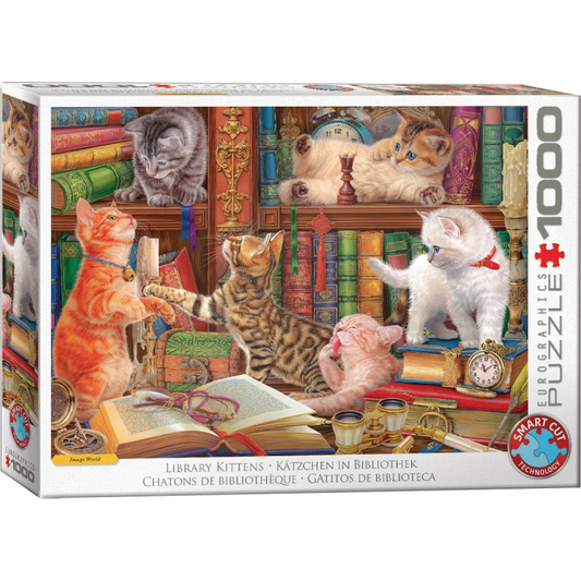LIBRARY KITTENS EUROGRAPHICS 1000 BRIKKER