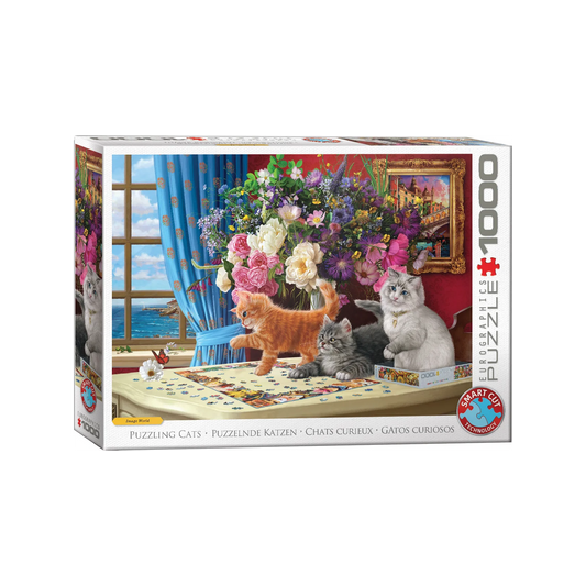 PUSLESPIL EUROGRAPHICS PUZZLING CATS 1000 BRIKKER
