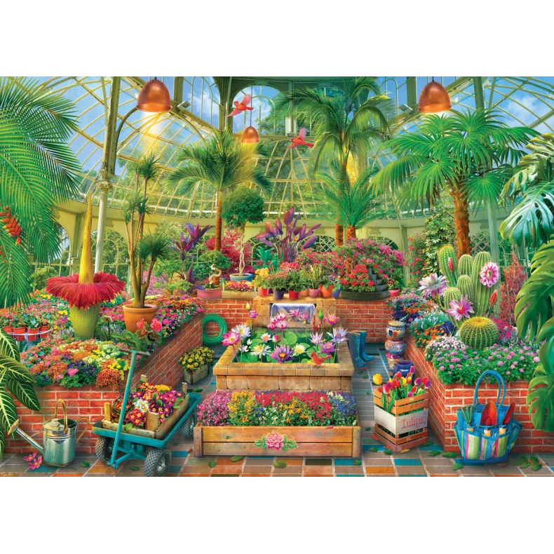 PUSLESPIL SMARTCUT GREENHOUSE GARDEN 1000 BRIKKER