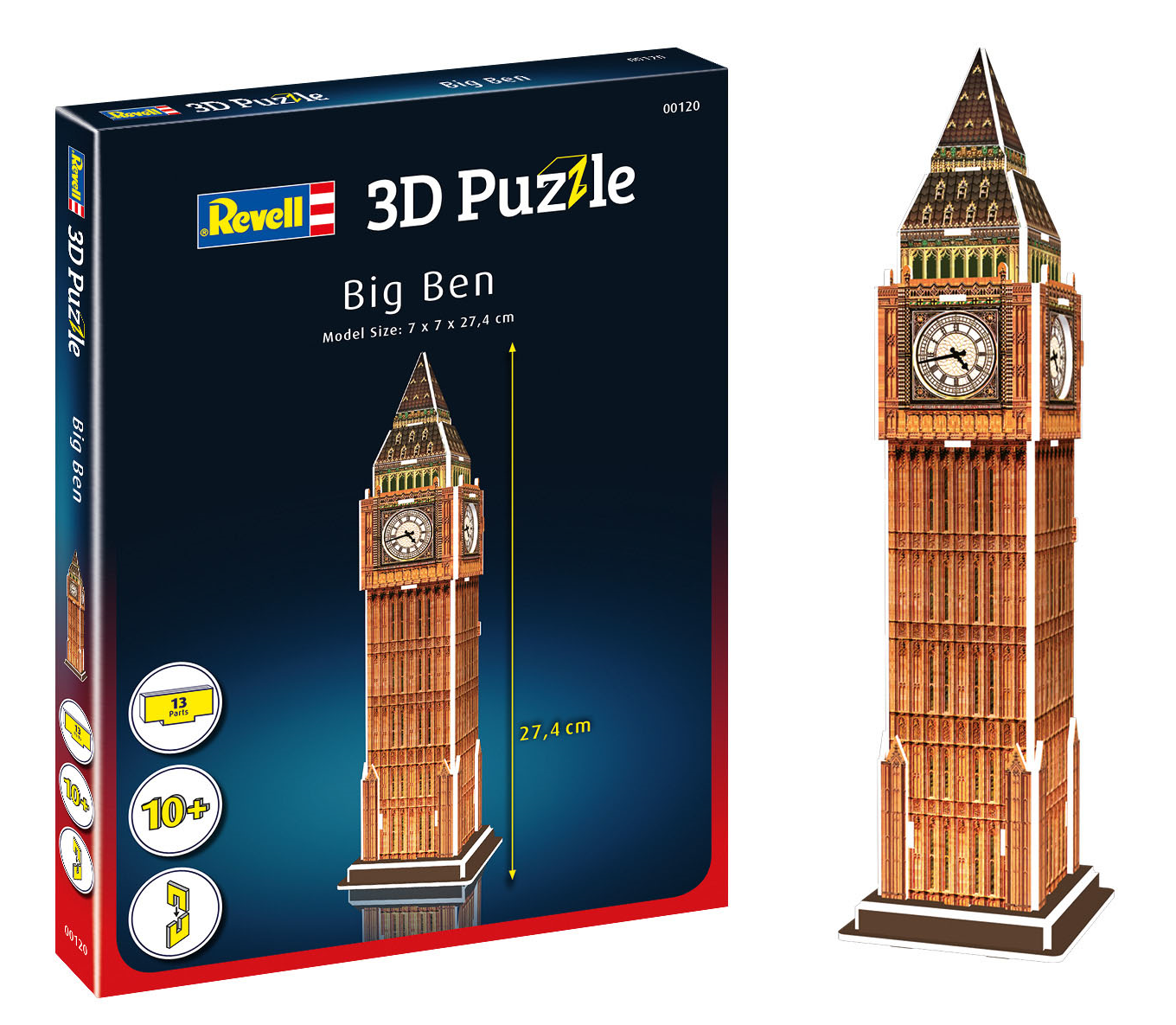BIG BEN 3D PUZZLE 13 BRIKKER