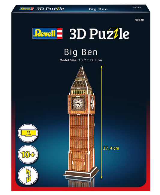 BIG BEN 3D PUZZLE 13 BRIKKER