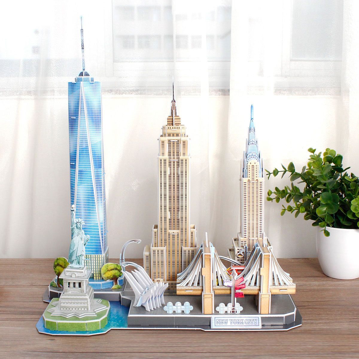 NEW YORK SKYLINE 3D PUZZLE 123 BRIKKER