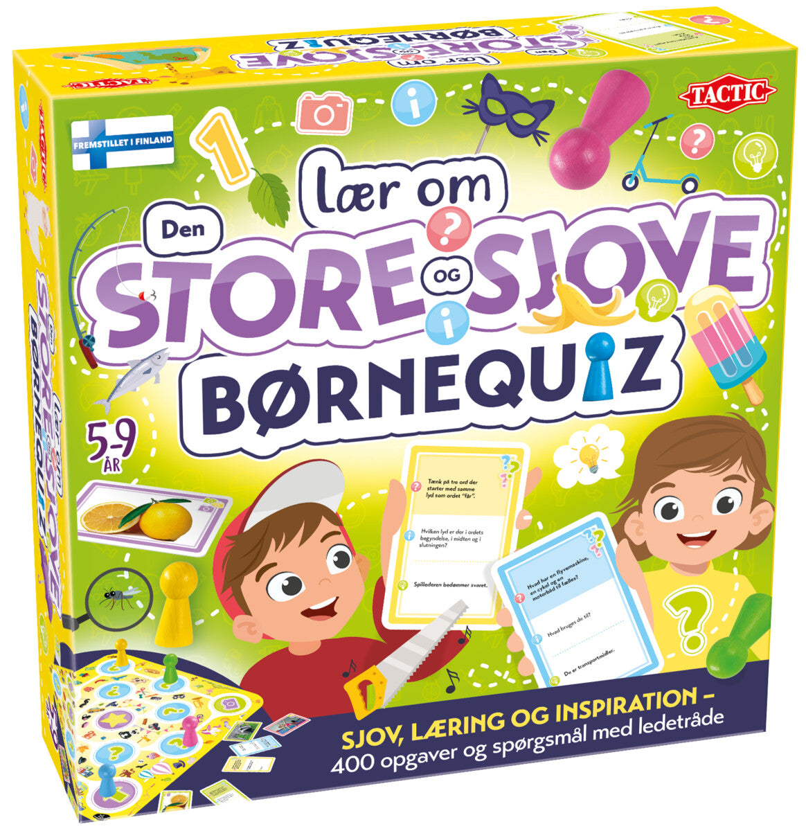 LÆR OM: DET STORE OG SJOVE BØRNEQUIZ