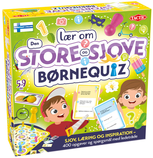 LÆR OM: DET STORE OG SJOVE BØRNEQUIZ