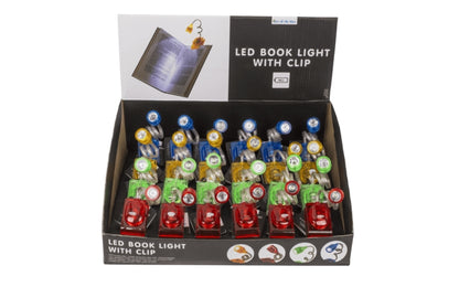 LÆSELAMPE M. LED INCL. BATTERI