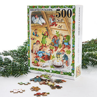 PUSLESPIL VILHELM HANSEN HØLOFTET PUSLESPIL 500 BRIKKER
