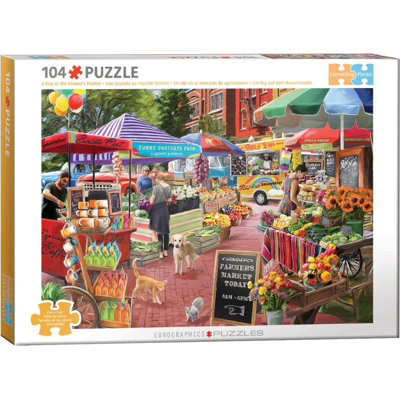 A DAY AT THE FARMERS MARKET 104 PCS