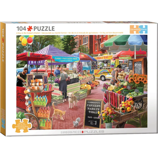 A DAY AT THE FARMERS MARKET 104 PCS