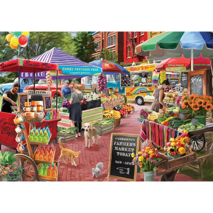 A DAY AT THE FARMERS MARKET 104 PCS