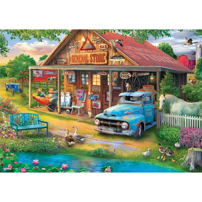 DEMENSPUSLESPIL 48 BRIKKER COUNTRY STORE
