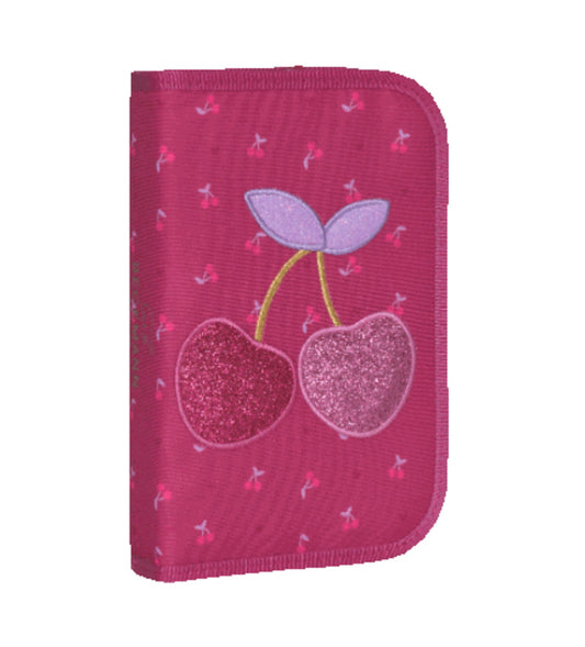 SINGLE SECTION PENCIL CASE CHERRY