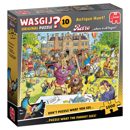 WASGIJ RETRO ORGINAL 10 ANTIKJAGT 1000 BRIKKER