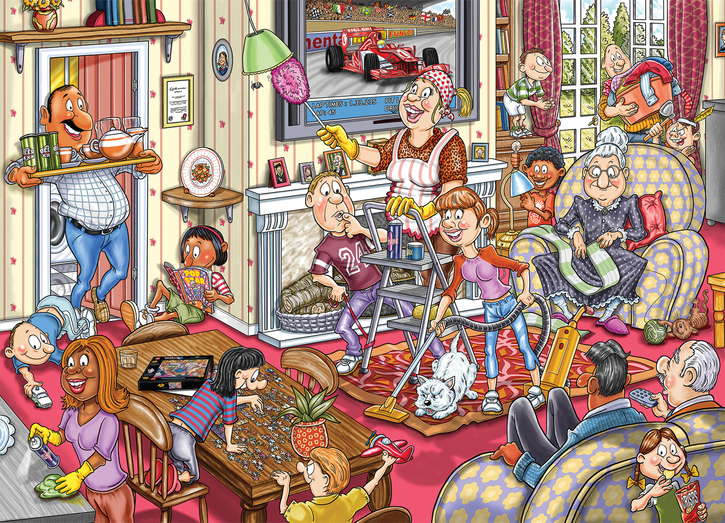 WASGIJ RETRO MYSERY 10 SPRING HAS SPRUNG 1000 BRIKKER