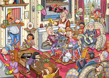 WASGIJ RETRO MYSERY 10 SPRING HAS SPRUNG 1000 BRIKKER