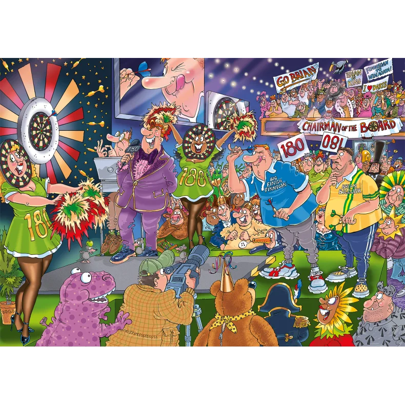 WASGIJ MYSTERY 30 BULLSEYE! 1000 BRIKKER