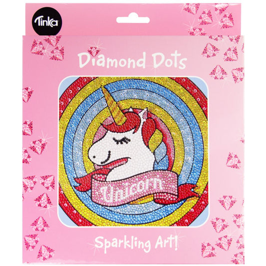UNICORN 18X18 DIAMOND DOTS