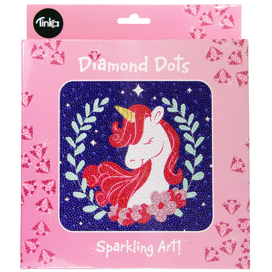 UNICORN 18X18 DIAMOND DOTS