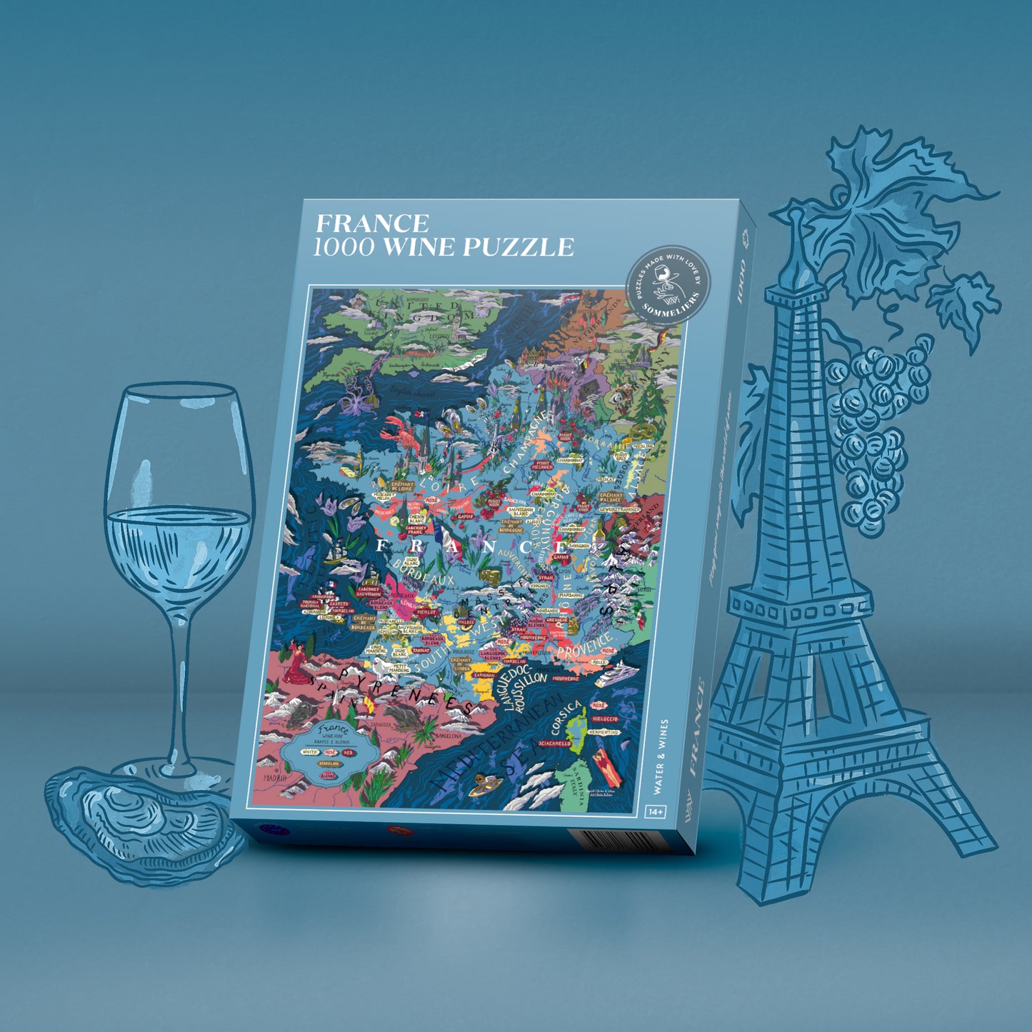 FRANCE WINE 1000 BRIKKER