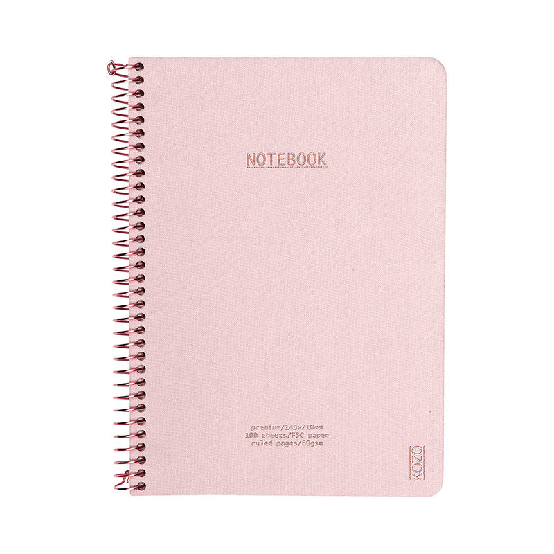 KOZO NOTEBOOK PREMIUM A5 LYSERØD