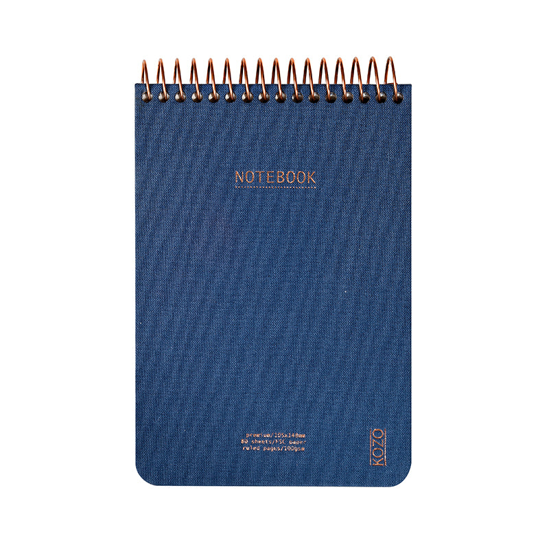 KOZO NOTEBOOK REPORTERBLOK A6 PREMIUM NAVY
