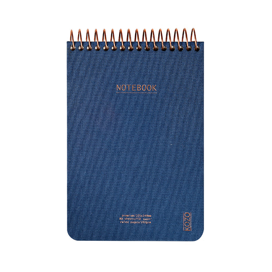 KOZO NOTEBOOK REPORTERBLOK A6 PREMIUM NAVY