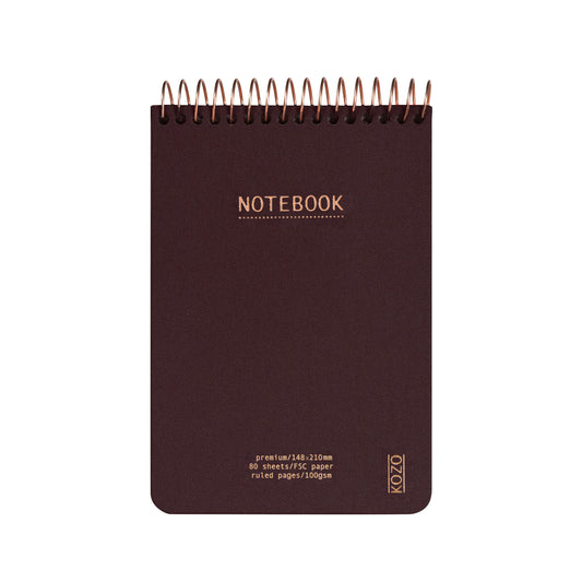 KOZO NOTEBOOK A6 PREMIUM COFFEE