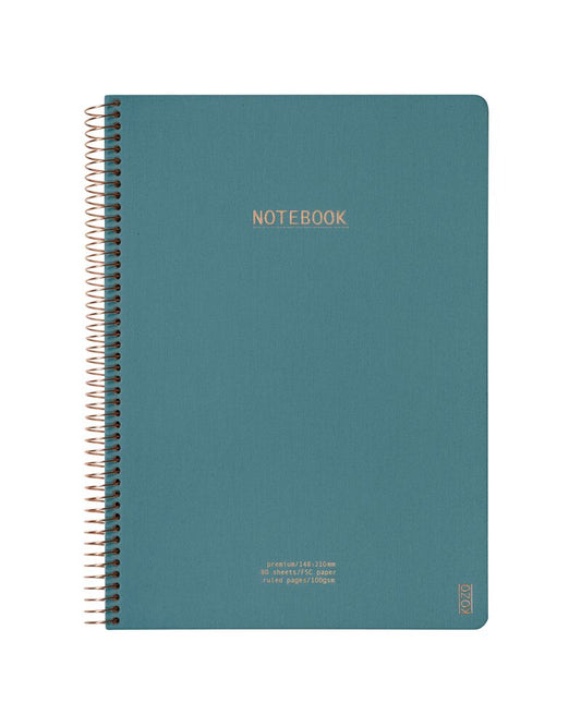 KOZO NOTEBOOK A4 PREMIUM STEEL BLUE