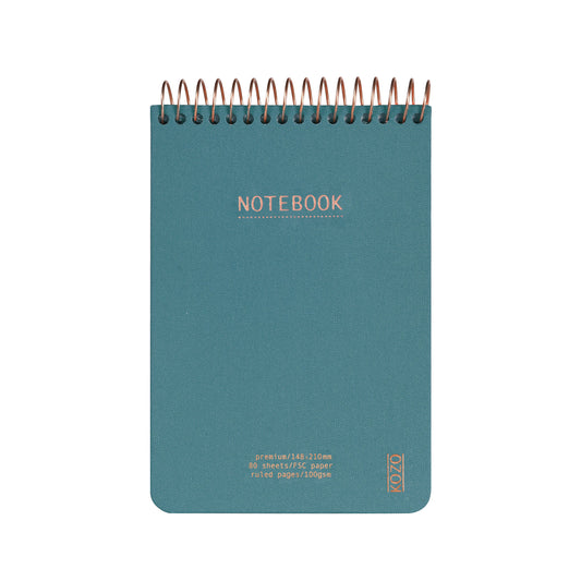 KOZO NOTEBOOK A6 PREMIUM STEEL BLUE