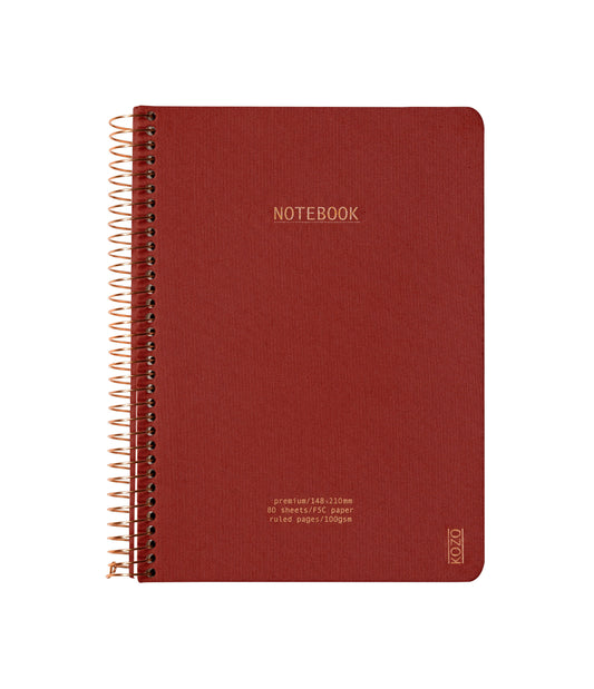 KOZO NOTEBOOK A5 PREMIUM BRIC