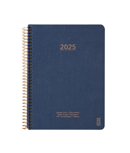KOZO KALENDER 2025 A5 UGE NAVY