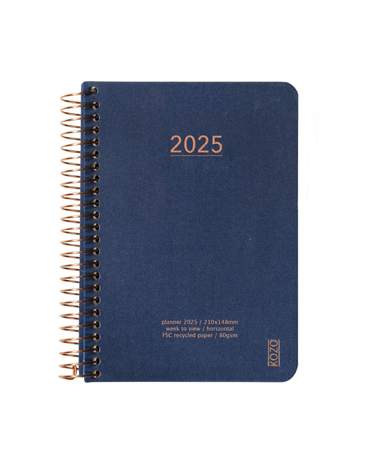 KOZO KALENDER 2025 A6 UGE NAVY