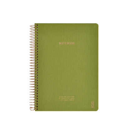 KOZO NOTESBOG A6 OLIVE GREEN