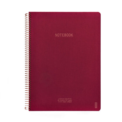 KOZO NOTESBOG A4 BERRY