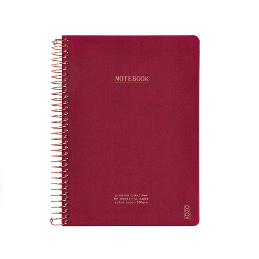 KOZO NOTESBOG A5 BERRY