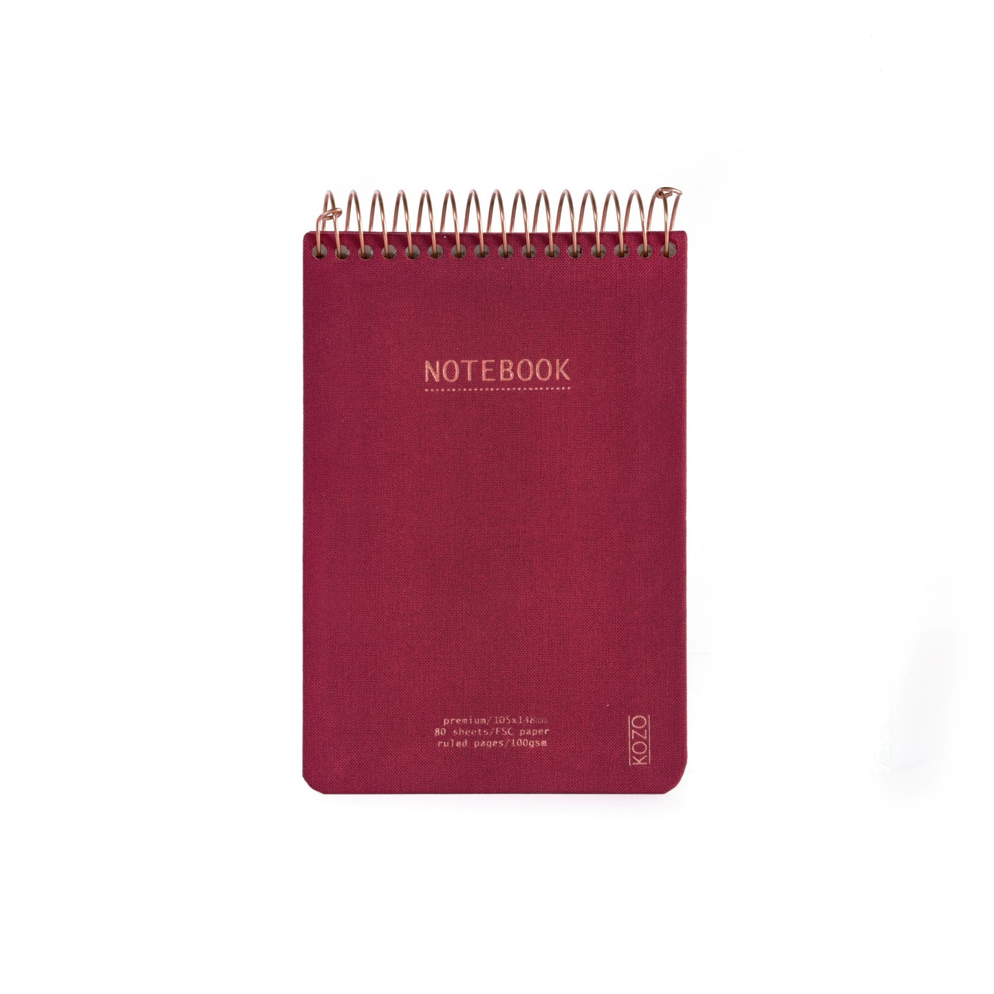 KOZO NOTESBOG A6 BERRY